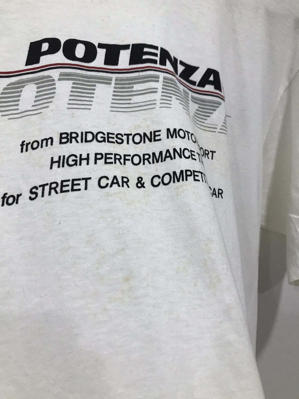Gear for Sports Vintage Potenza Bridgestone motorsports Tshirt Size US M / EU 48-50 / 2 - 5 Thumbnail