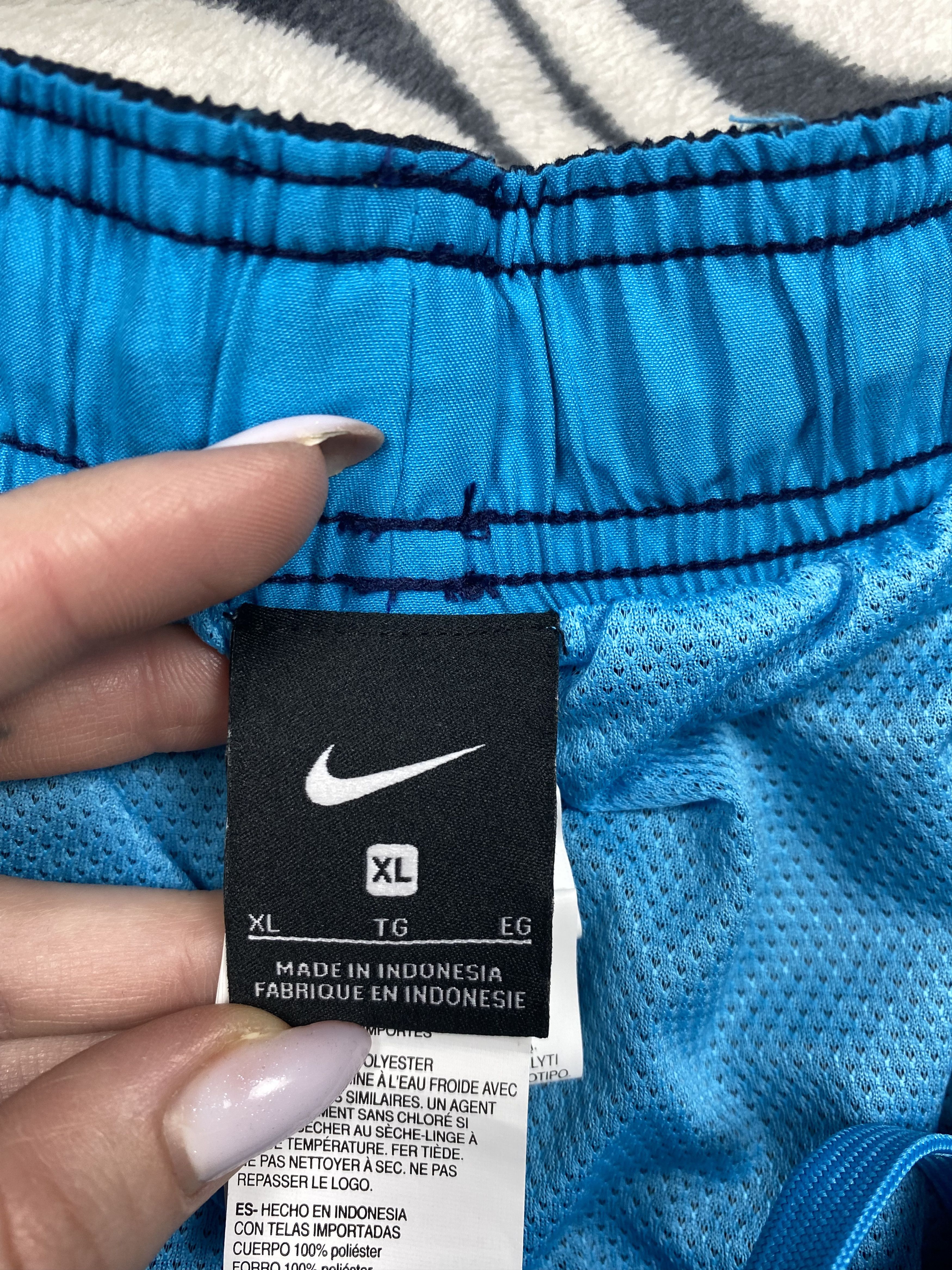 Nike × Vintage NEW Nike Mens Nylon Shorts Y2K Drill Size US 36 / EU 52 - 5 Thumbnail