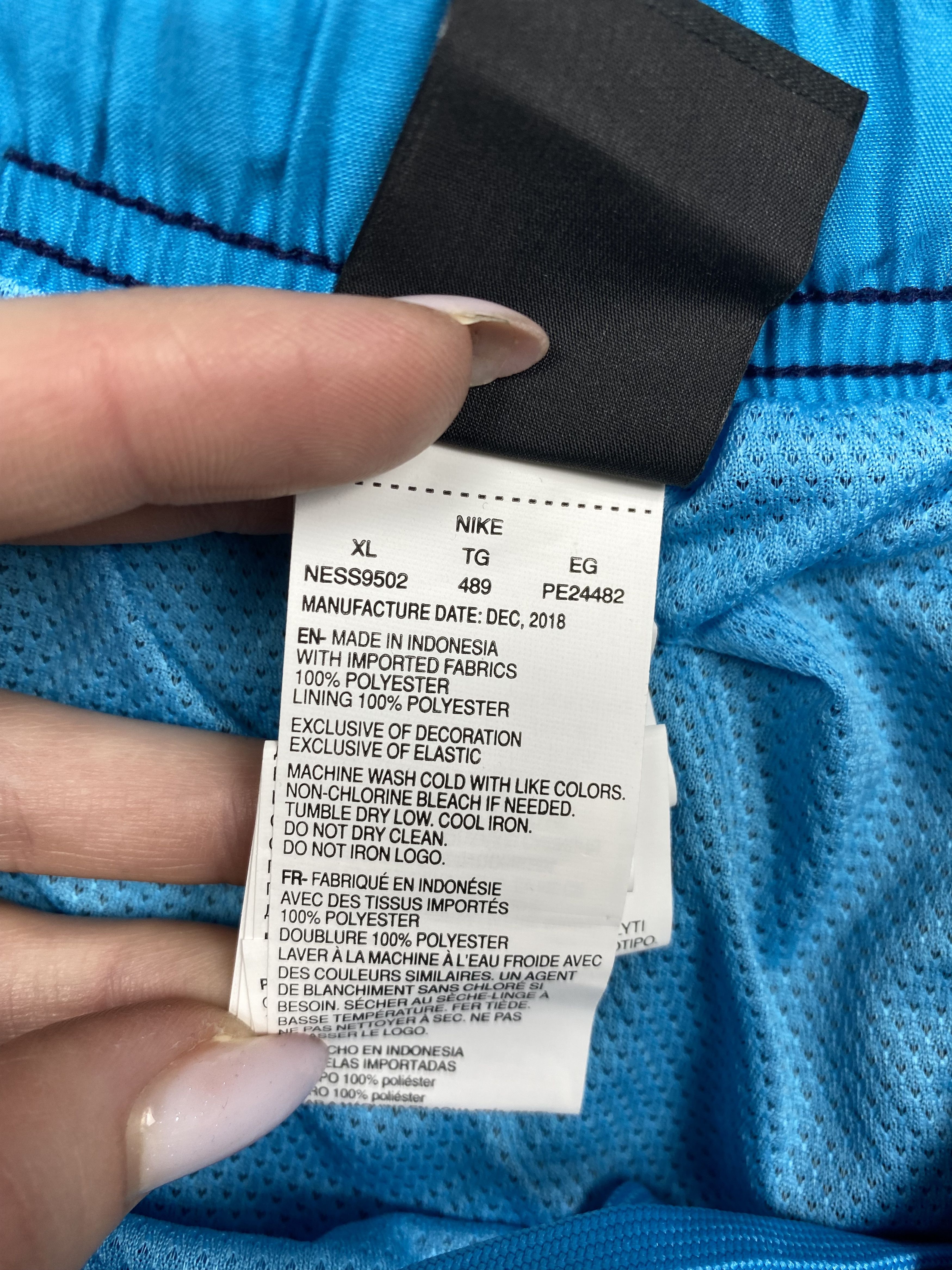 Nike × Vintage NEW Nike Mens Nylon Shorts Y2K Drill Size US 36 / EU 52 - 6 Thumbnail