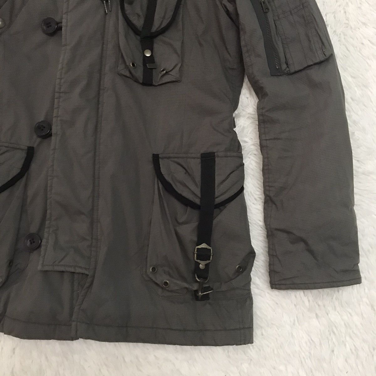 Hysteric Glamour Hysteric Glamour Underground Cargo Pockets Hooded Jacket Size US S / EU 44-46 / 1 - 6 Thumbnail