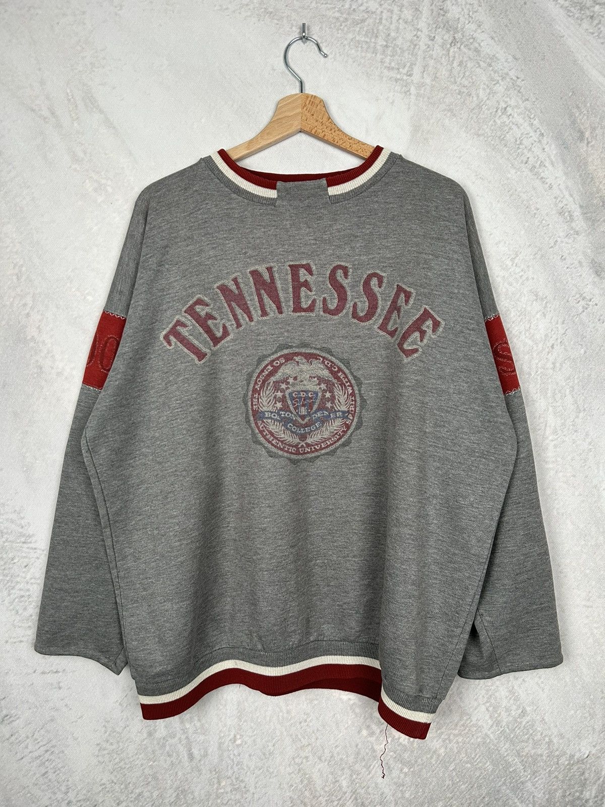 Other Vintage Tennessee Boxy Crewneck 90s Hype Rare Retro Print Size US L / EU 52-54 / 3 - 1 Thumbnail