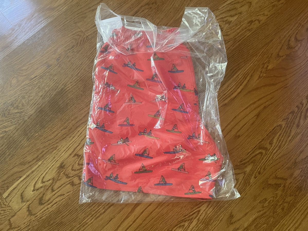JW Anderson × Uniqlo Medium Swim Shorts Active Utility Red Rowing Trunks Pattern Size US 32 / EU 48 - 10 Thumbnail