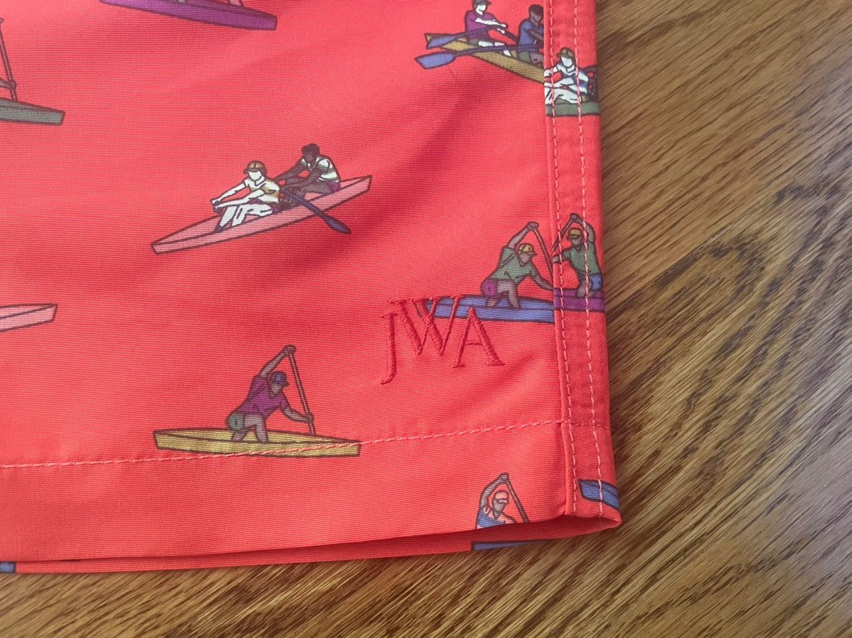 JW Anderson × Uniqlo Medium Swim Shorts Active Utility Red Rowing Trunks Pattern Size US 32 / EU 48 - 19 Thumbnail