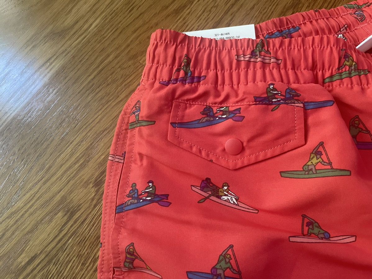 JW Anderson × Uniqlo Medium Swim Shorts Active Utility Red Rowing Trunks Pattern Size US 32 / EU 48 - 6 Thumbnail
