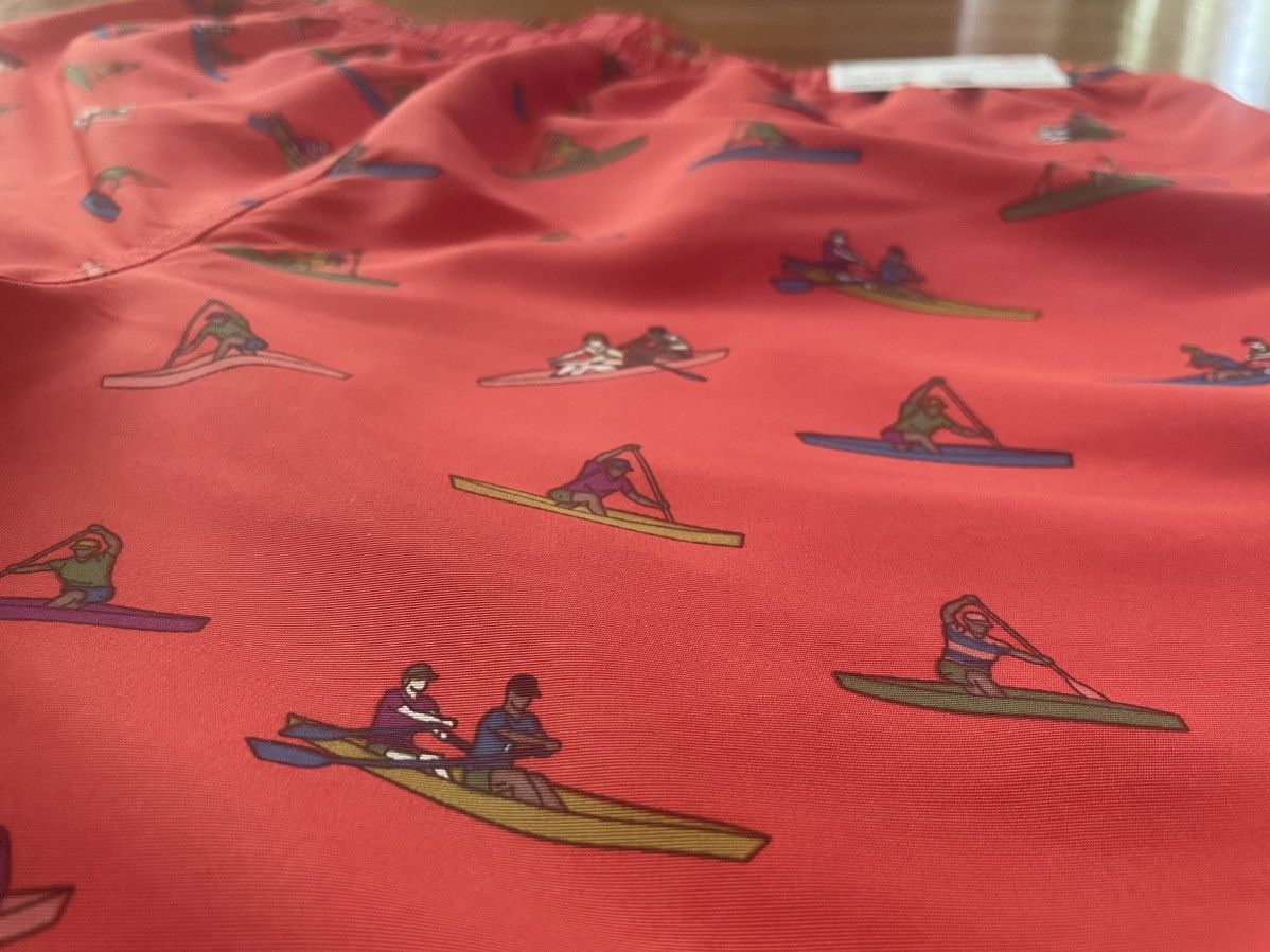 JW Anderson × Uniqlo Medium Swim Shorts Active Utility Red Rowing Trunks Pattern Size US 32 / EU 48 - 18 Thumbnail