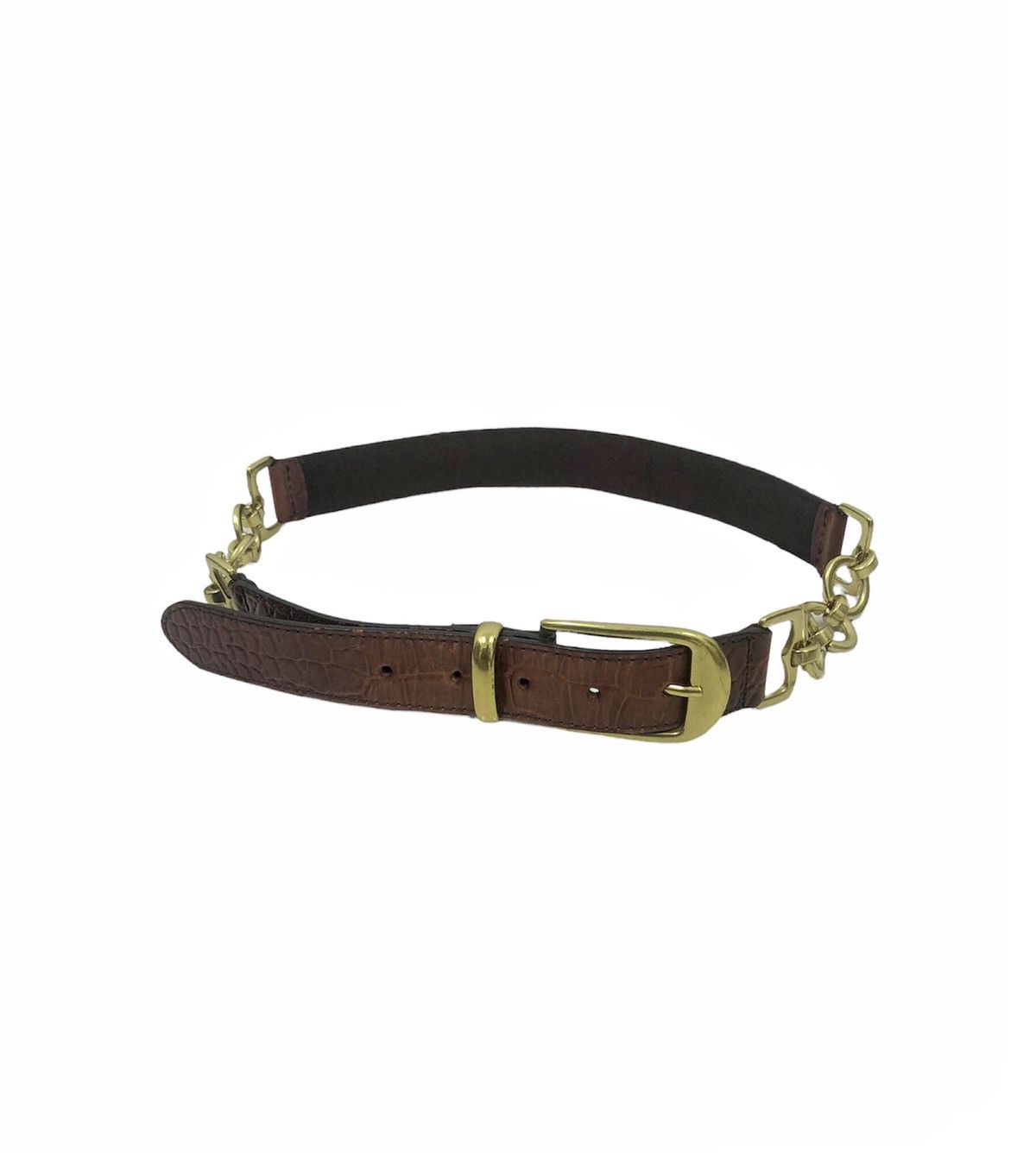 Vintage 90's GAP calf leather belt Size ONE SIZE - 2 Thumbnail