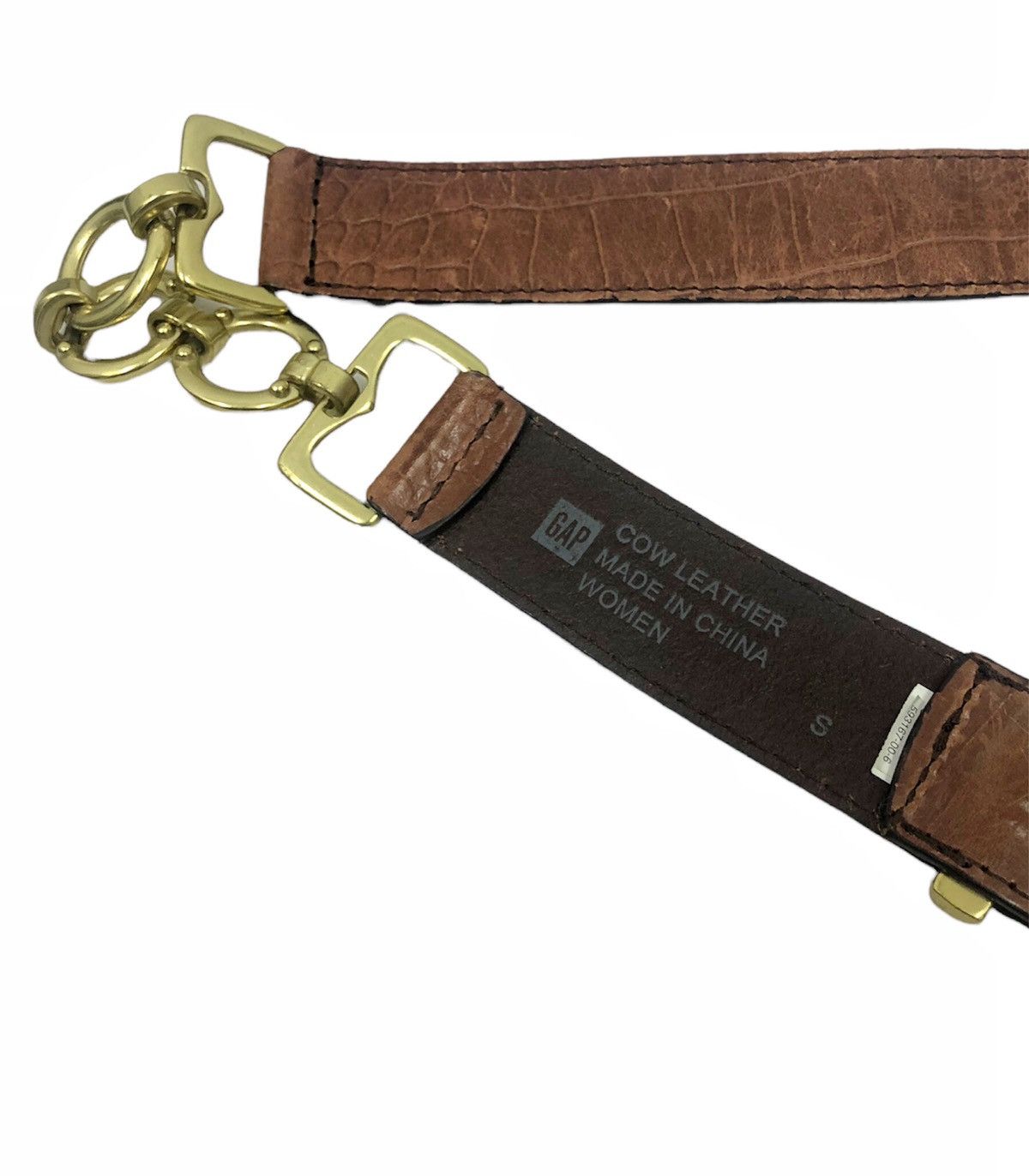 Vintage 90's GAP calf leather belt Size ONE SIZE - 7 Thumbnail