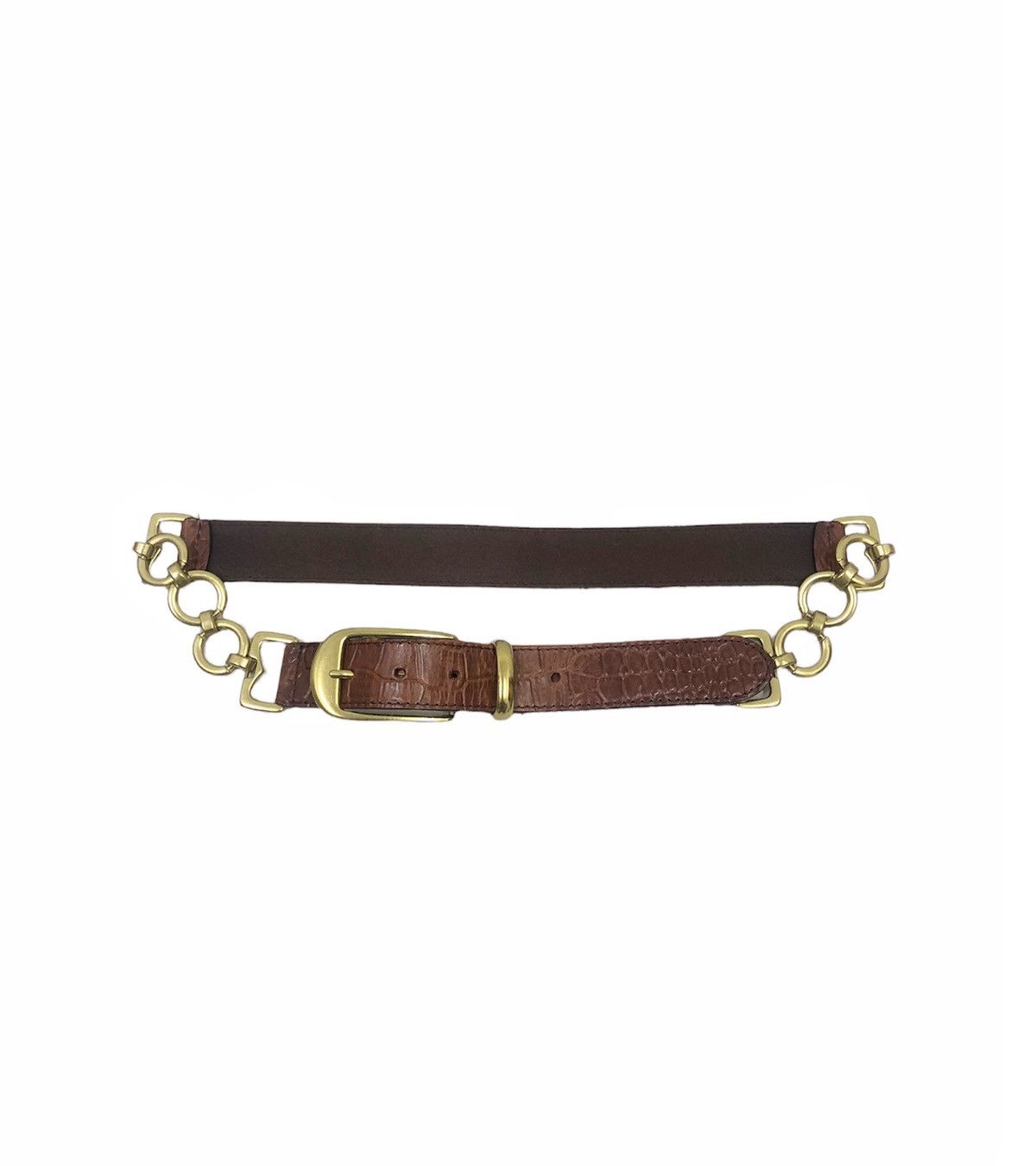Vintage 90's GAP calf leather belt Size ONE SIZE - 3 Thumbnail