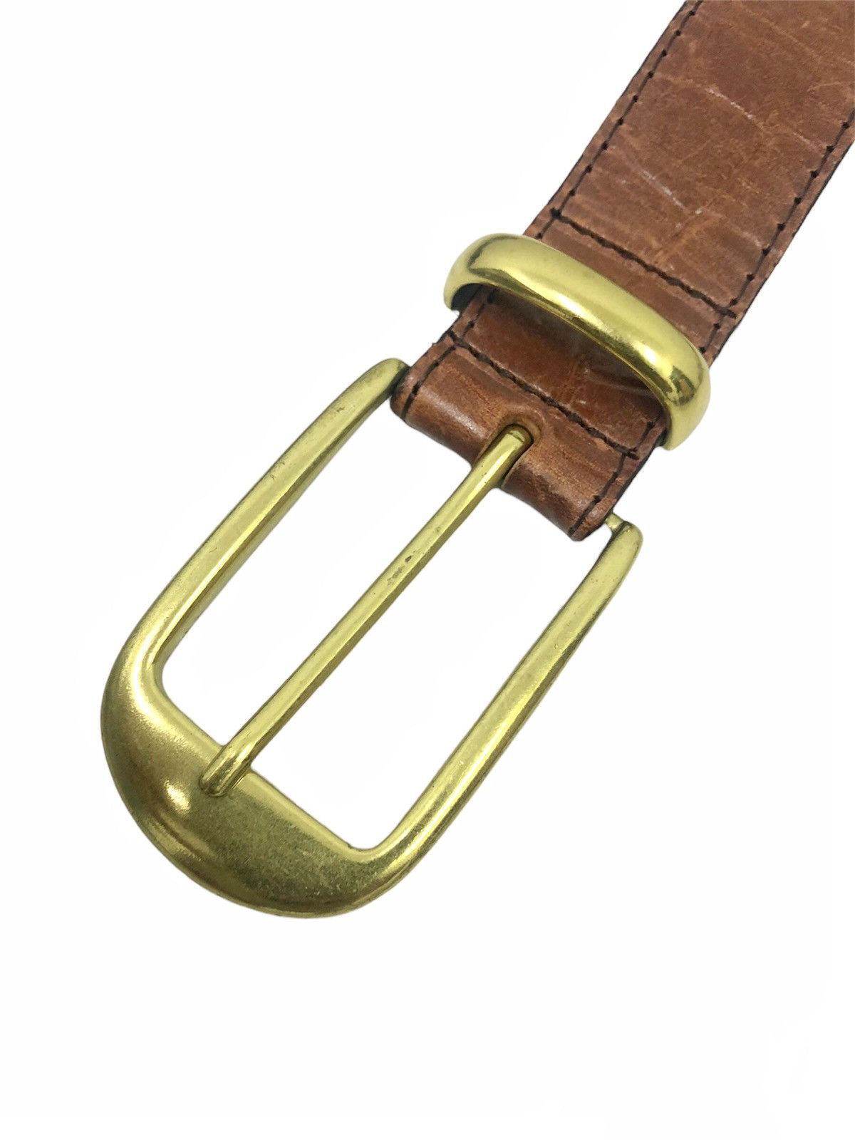 Vintage 90's GAP calf leather belt Size ONE SIZE - 6 Thumbnail
