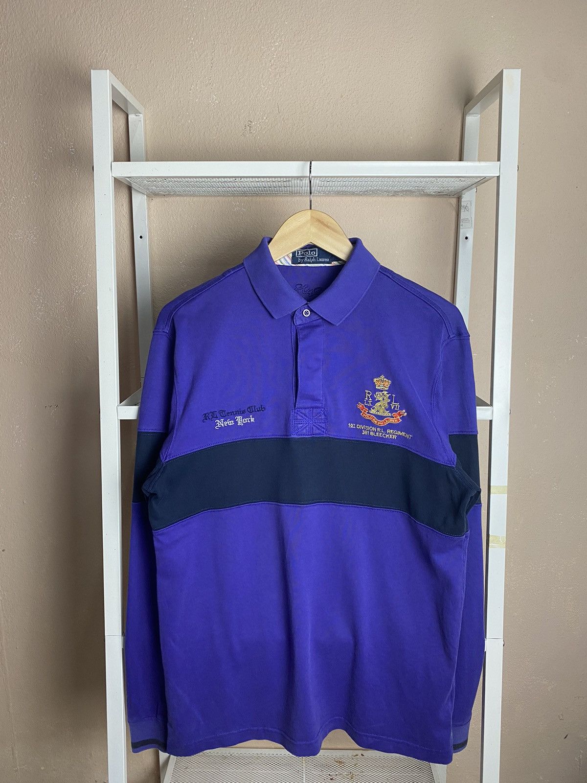 Polo Ralph Lauren RL Tennis Club New York Rugby Long Sleeve Shirt