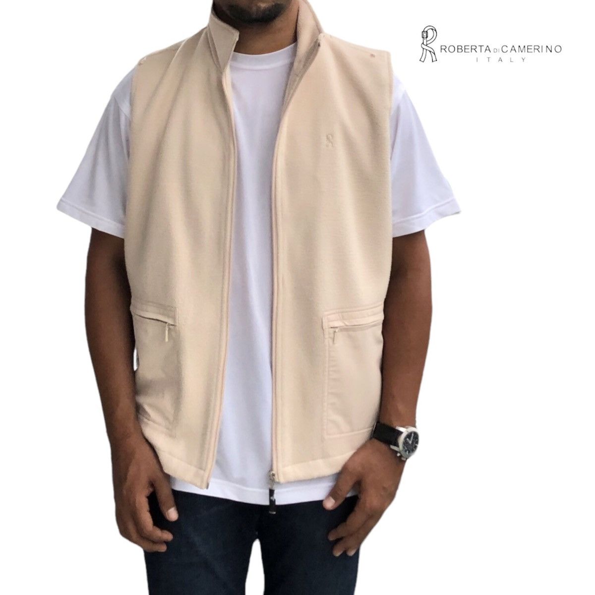 Roberta di Camerino Roberta di Camerino Fleece Vest Jacket Size US L / EU 52-54 / 3 - 1 Thumbnail