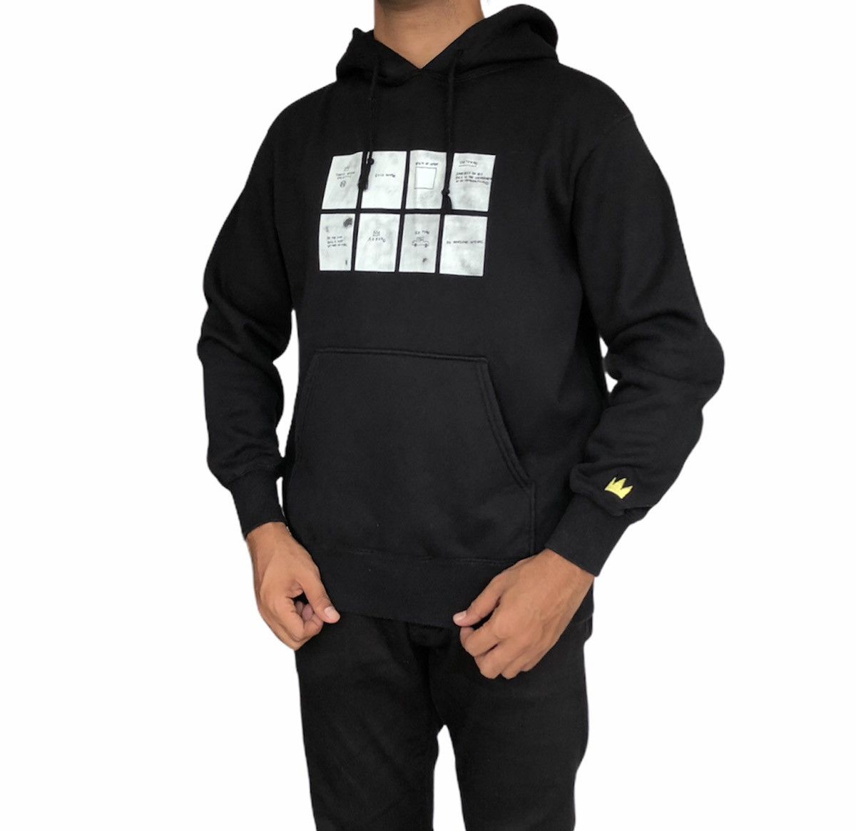 Jean-Michel Basquiat Uniqlo X Jean-Michel Basquiat Sweatshirt With Hoodie Size US M / EU 48-50 / 2 - 1 Thumbnail
