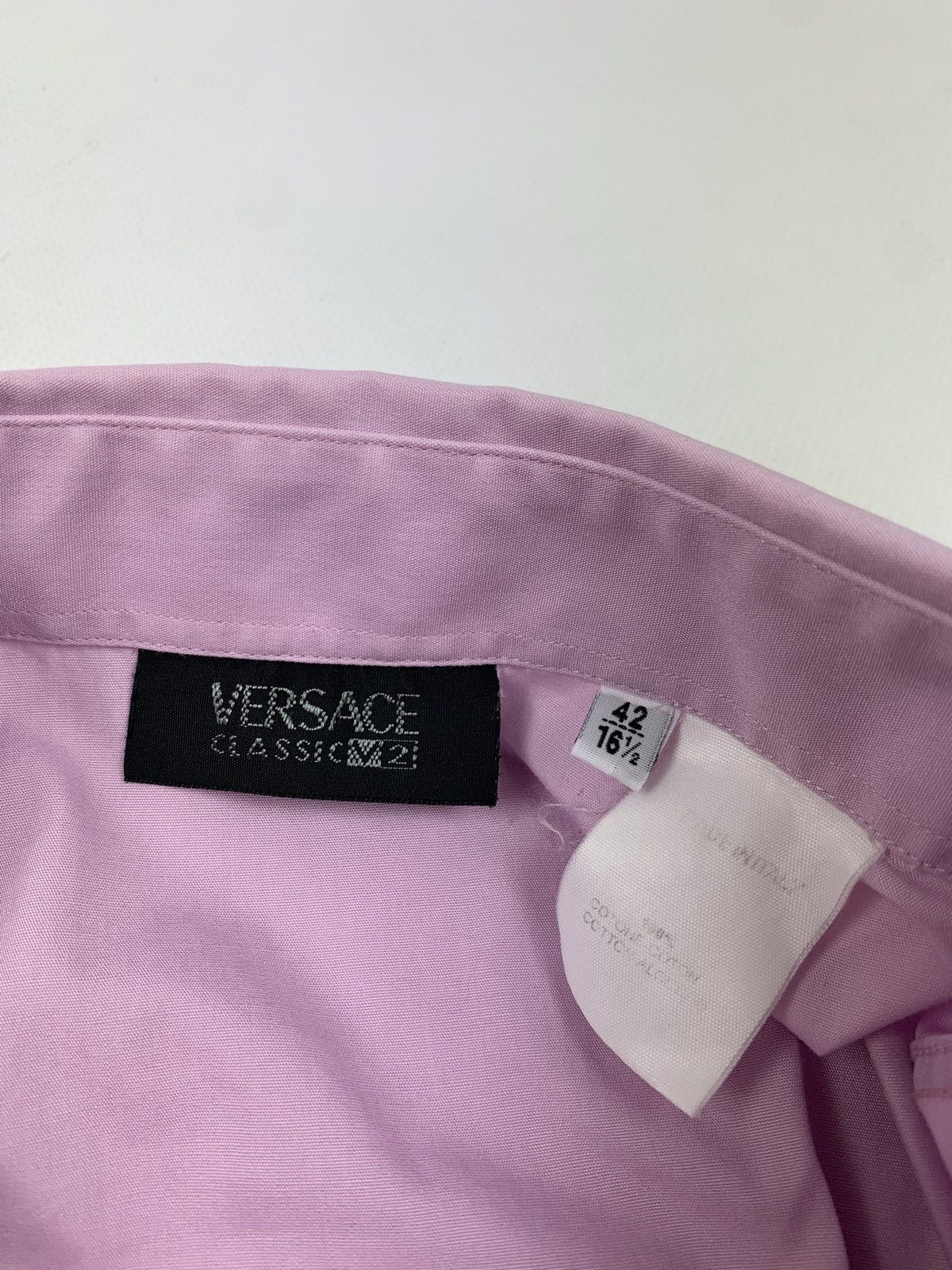 Versace × Vintage Versace Classic V2 men’s vintage luxury short leeve shirt Size US XL / EU 56 / 4 - 8 Thumbnail