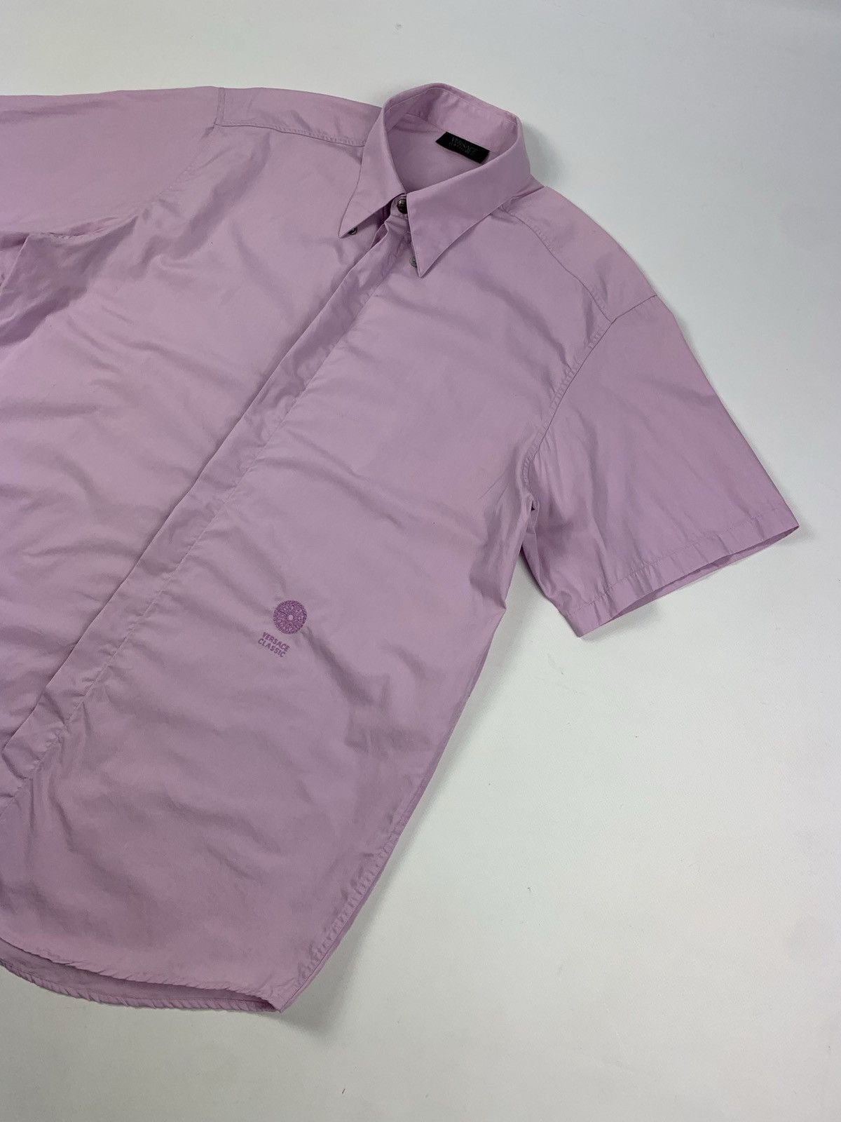 Versace × Vintage Versace Classic V2 men’s vintage luxury short leeve shirt Size US XL / EU 56 / 4 - 2 Thumbnail