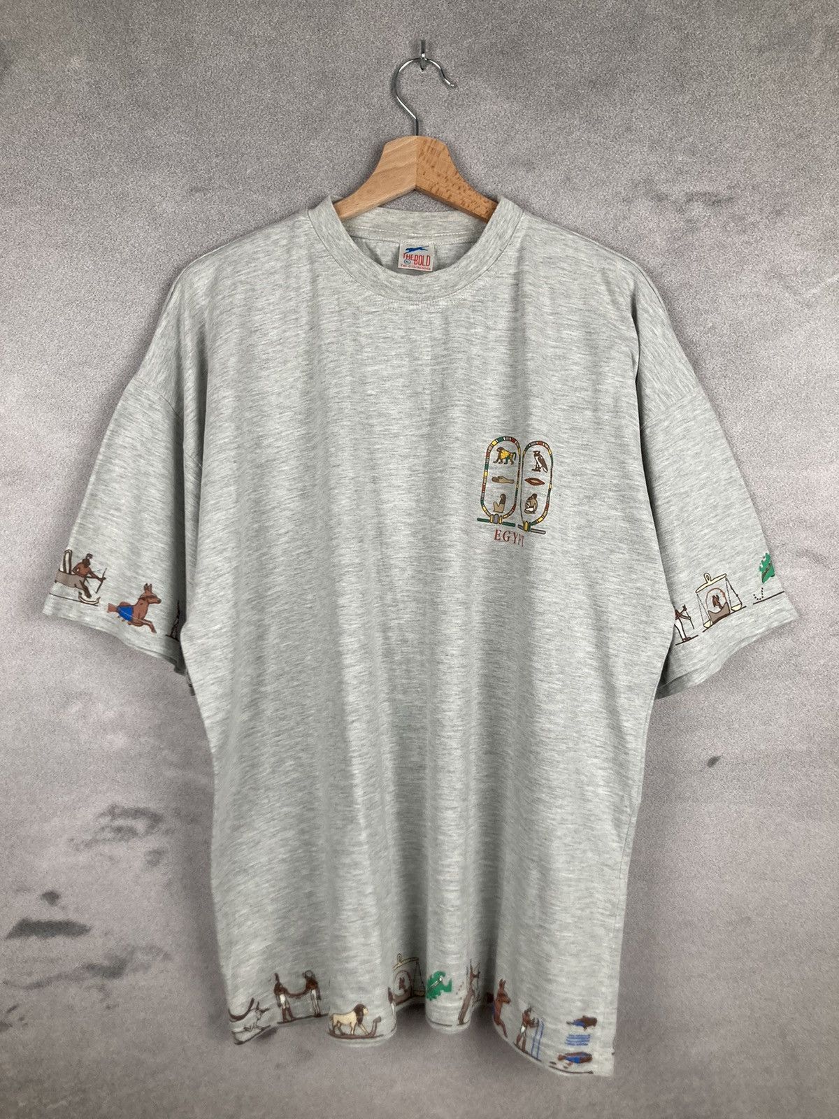 Vintage Vintage Egypt Graphic Tee Touristic 90s Rare Size US XL / EU 56 / 4 - 1 Thumbnail