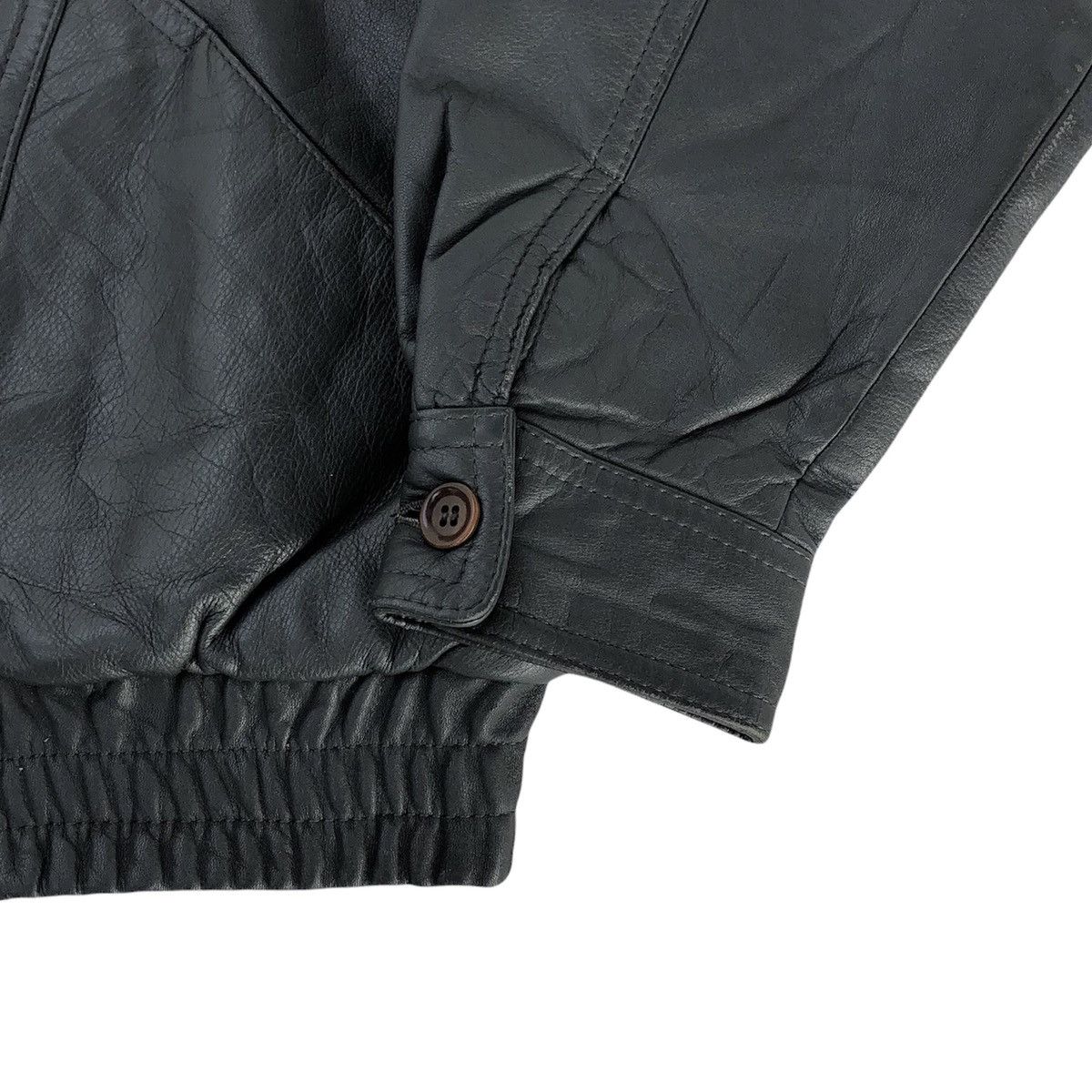 Japanese Brand Takagi Fur Nylon Cow Leather Bomber Jacket Made in Japan Size US M / EU 48-50 / 2 - 15 Thumbnail