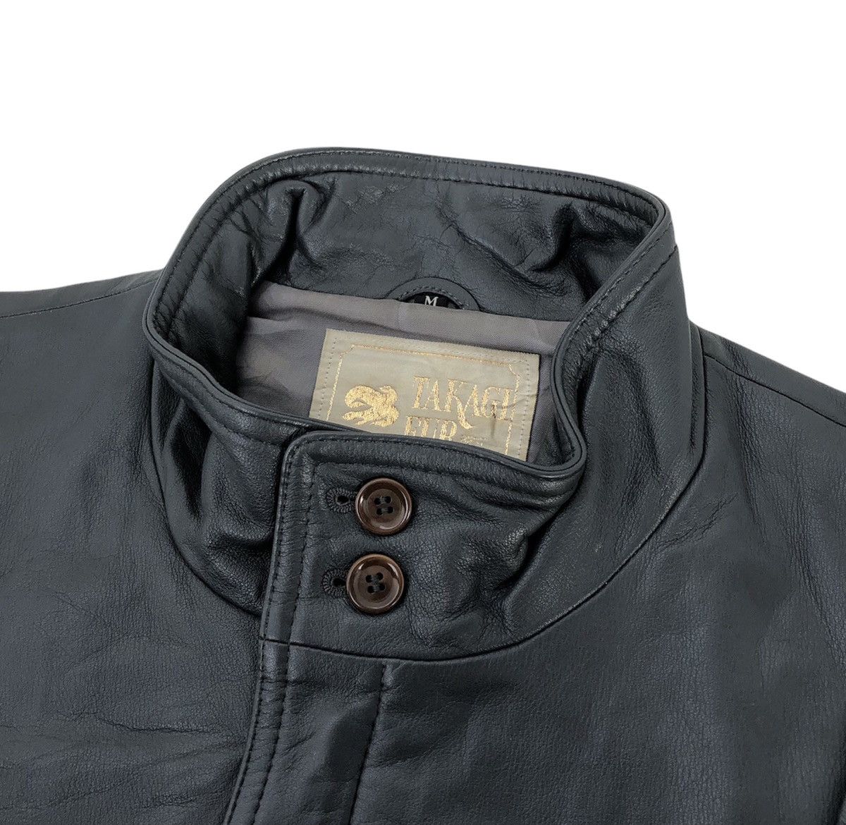 Japanese Brand Takagi Fur Nylon Cow Leather Bomber Jacket Made in Japan Size US M / EU 48-50 / 2 - 16 Thumbnail