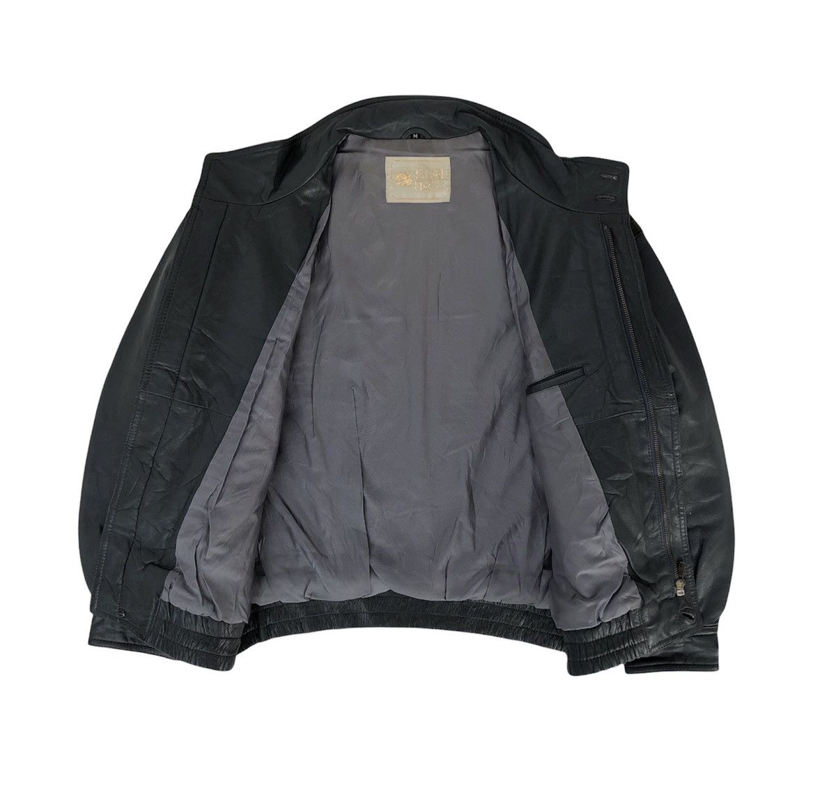 Japanese Brand Takagi Fur Nylon Cow Leather Bomber Jacket Made in Japan Size US M / EU 48-50 / 2 - 11 Thumbnail