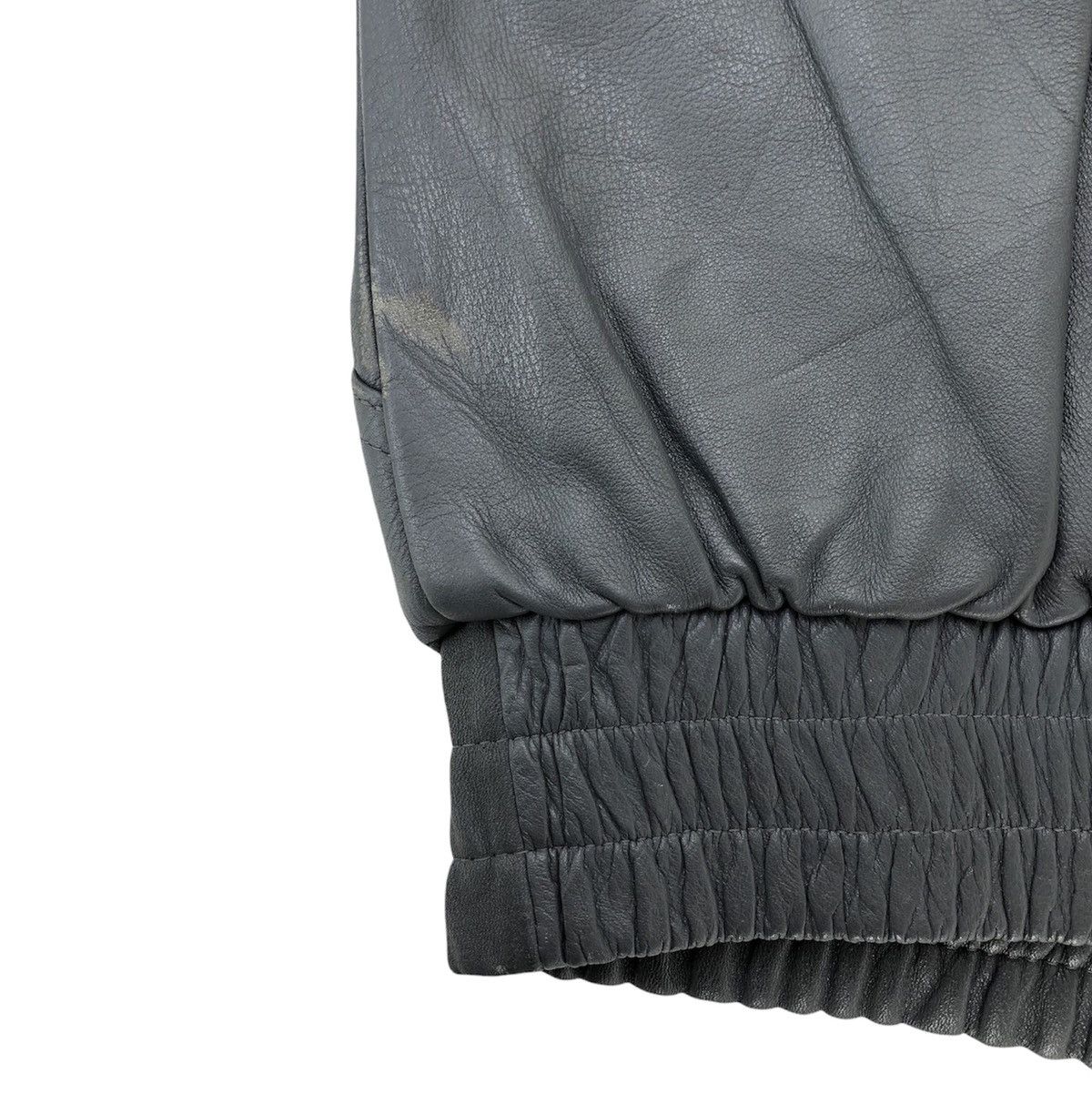 Japanese Brand Takagi Fur Nylon Cow Leather Bomber Jacket Made in Japan Size US M / EU 48-50 / 2 - 22 Thumbnail