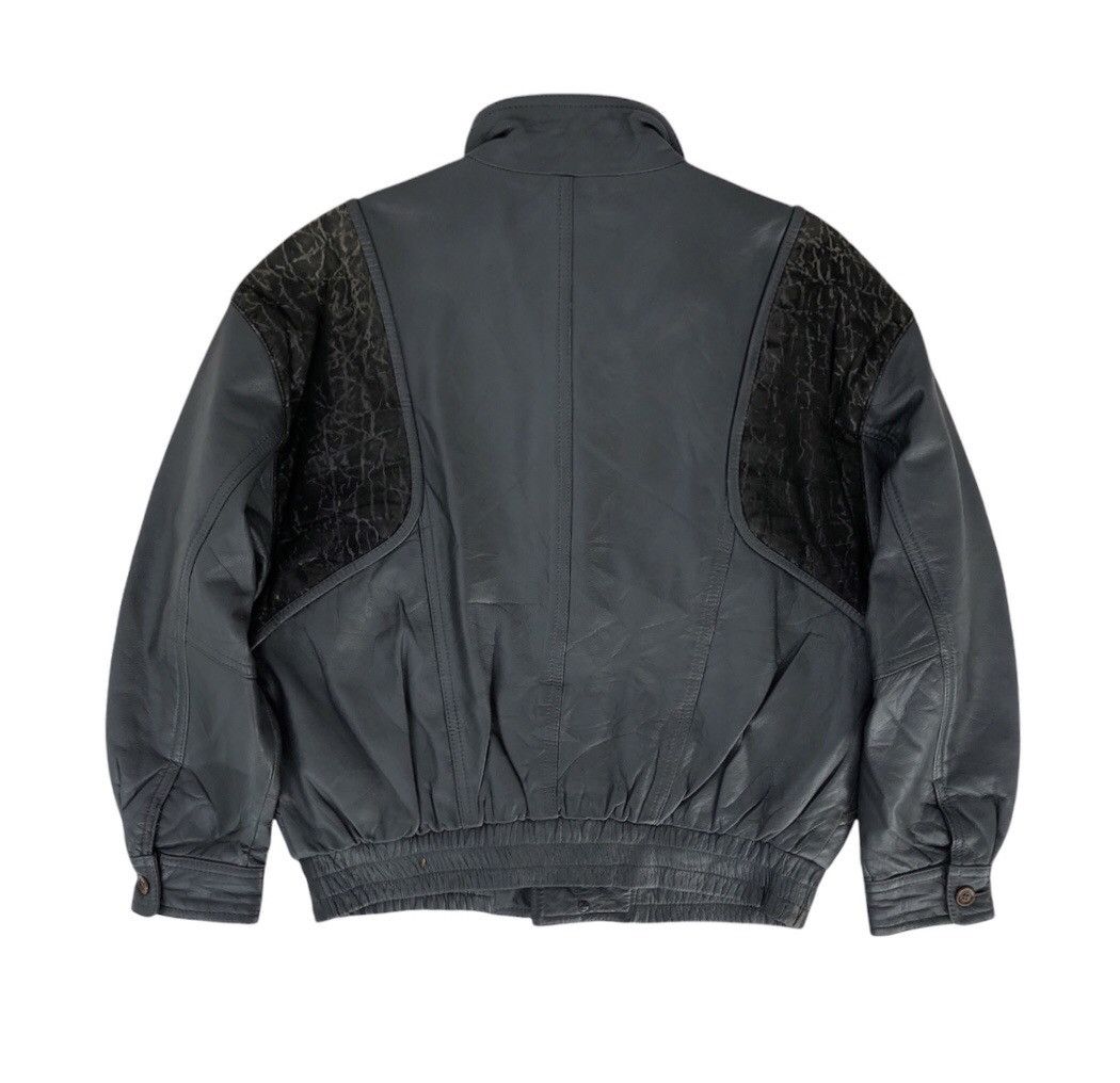 Japanese Brand Takagi Fur Nylon Cow Leather Bomber Jacket Made in Japan Size US M / EU 48-50 / 2 - 17 Thumbnail