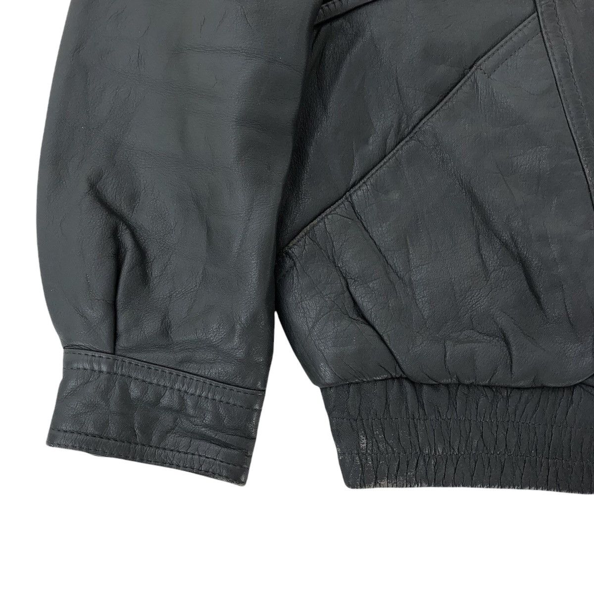 Japanese Brand Takagi Fur Nylon Cow Leather Bomber Jacket Made in Japan Size US M / EU 48-50 / 2 - 12 Thumbnail
