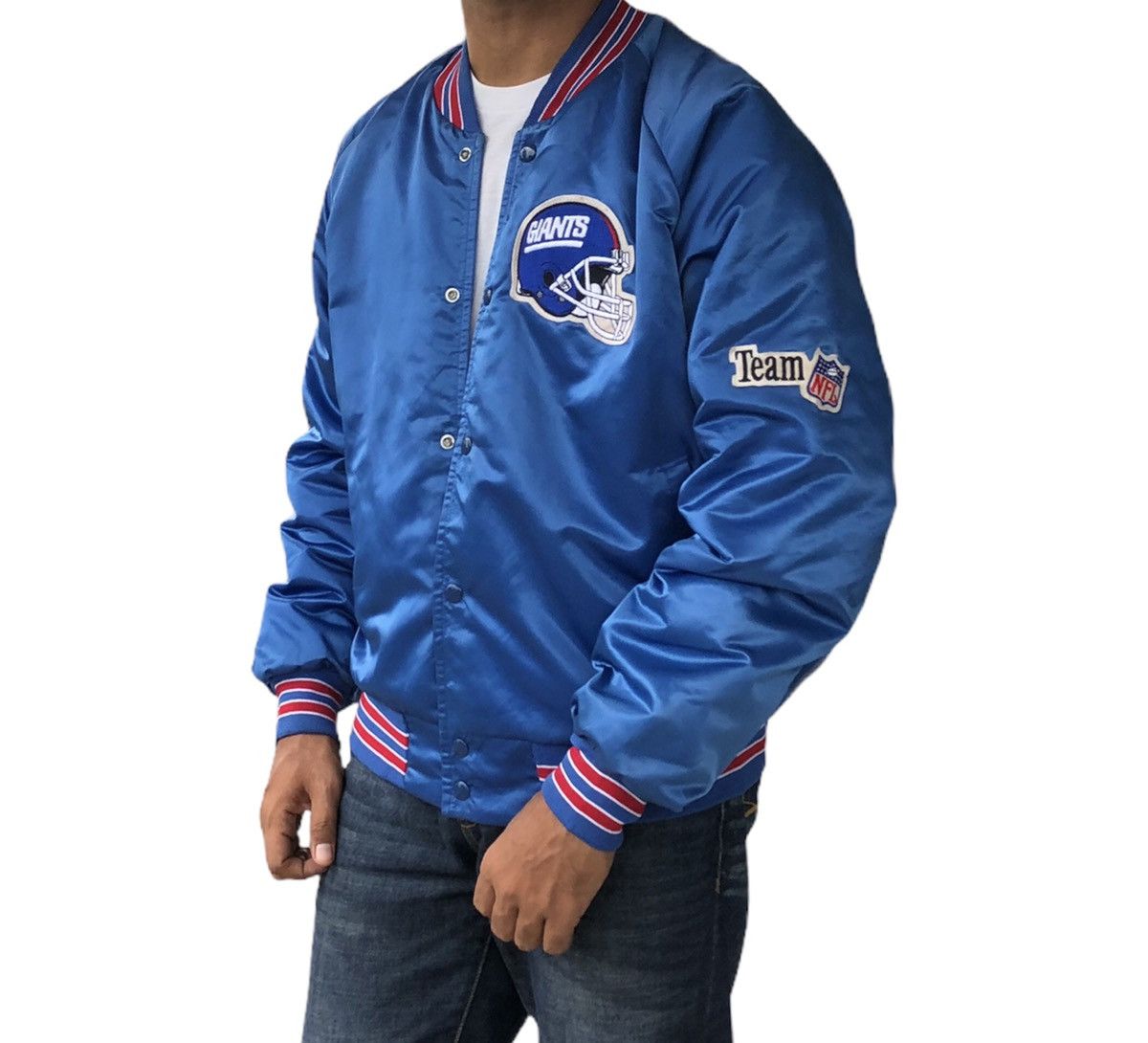 Chalk Line 🔥Vintage 90’s Chalk Line NFL New York Giant Varsity Jacket