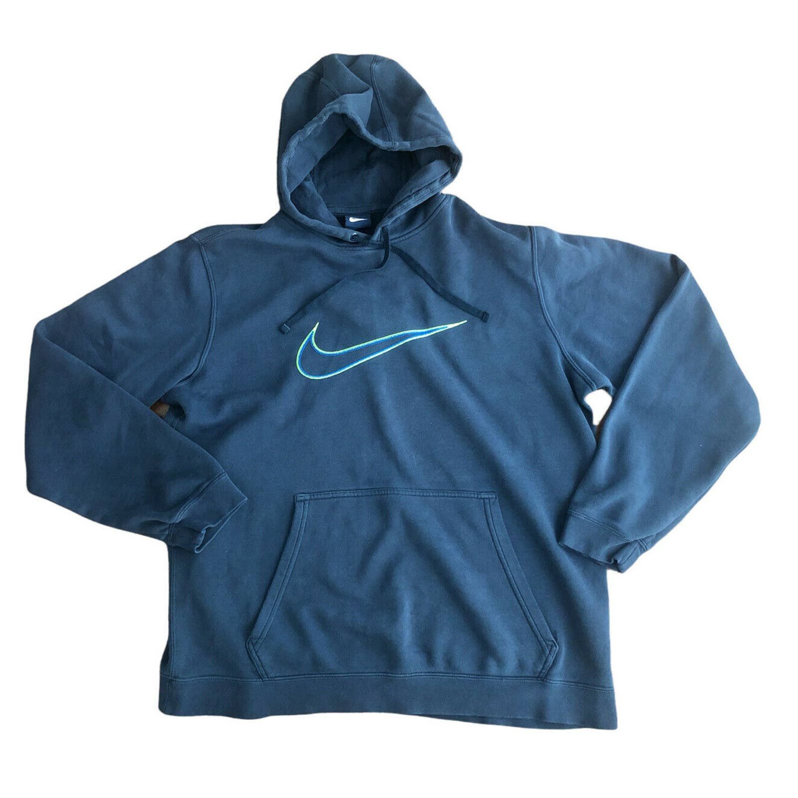 mens nike hoodie navy blue