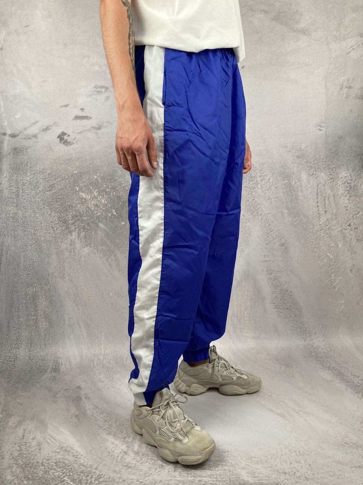 Nike Vintage Nike Swoosh Sweatpants Joggers Retro Blue Size US 36 / EU 52 - 3 Thumbnail