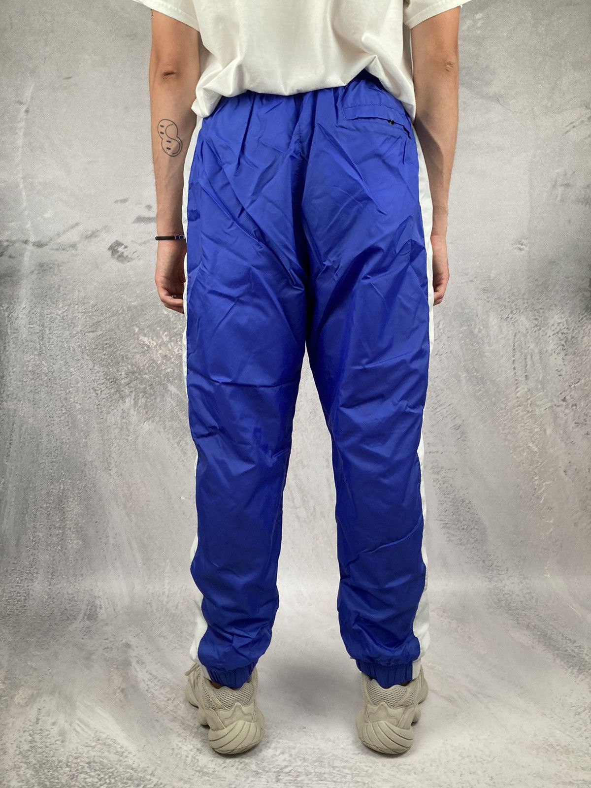 Nike Vintage Nike Swoosh Sweatpants Joggers Retro Blue Size US 36 / EU 52 - 4 Thumbnail