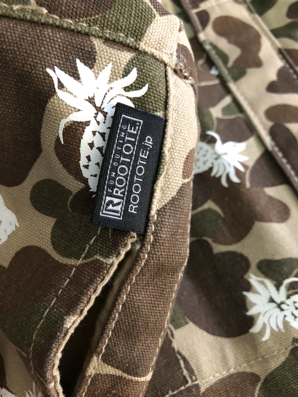 Japanese Brand × ROOTOTE Rare ROOTOTE camo tote bag Size ONE SIZE - 10 Thumbnail