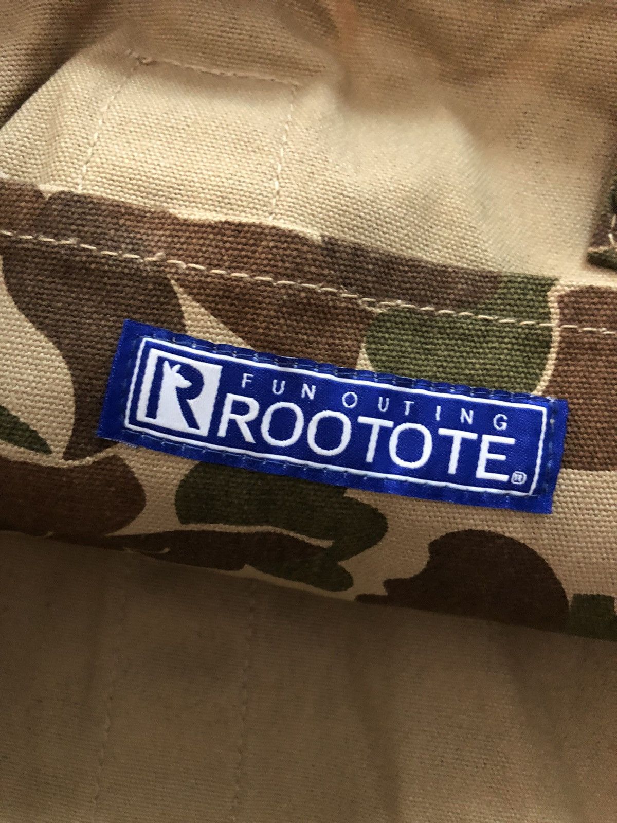 Japanese Brand × ROOTOTE Rare ROOTOTE camo tote bag Size ONE SIZE - 9 Thumbnail
