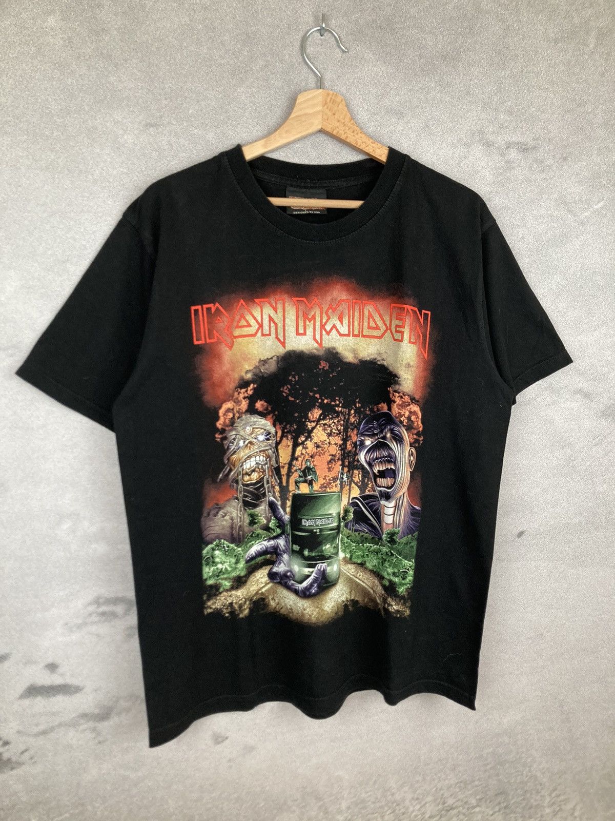Band Tees Vintage Iron Maiden Heavy Metal Rock Band Tee Graphic Size US L / EU 52-54 / 3 - 4 Thumbnail