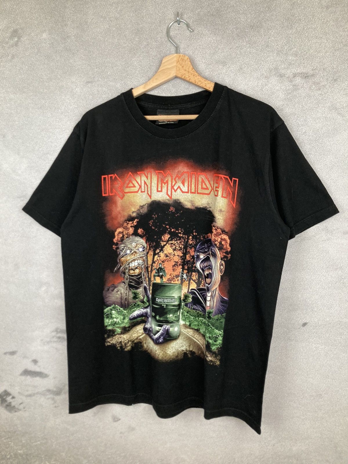 Band Tees Vintage Iron Maiden Heavy Metal Rock Band Tee Graphic Size US L / EU 52-54 / 3 - 2 Thumbnail