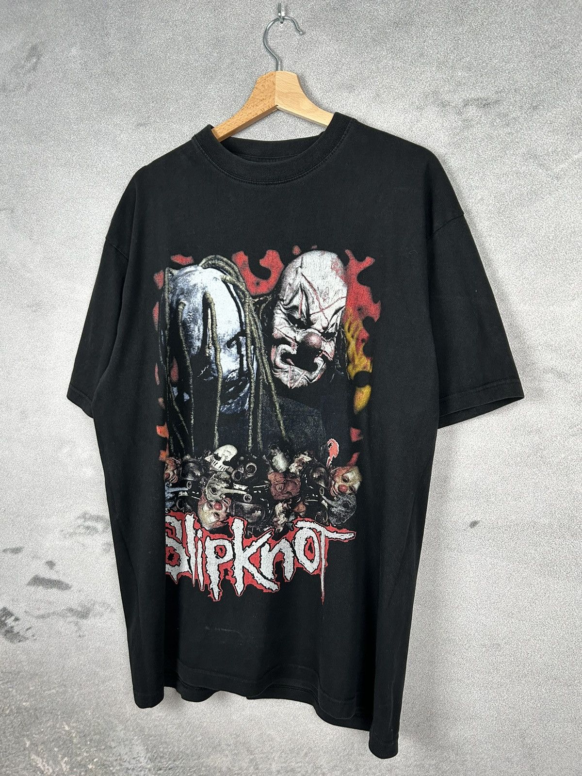 Band Tees Vintage Slipknot 90s Graphic Tee Band Rock Rare Metal Size US XL / EU 56 / 4 - 2 Thumbnail