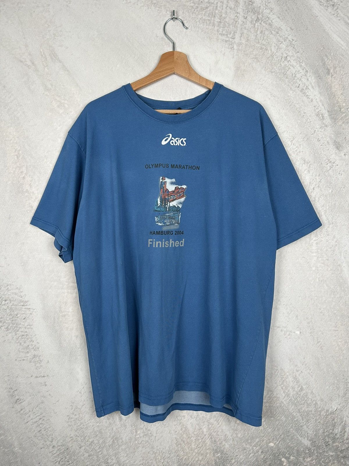 Vintage Asics Marathon 2004 Sportswear Running Hiking