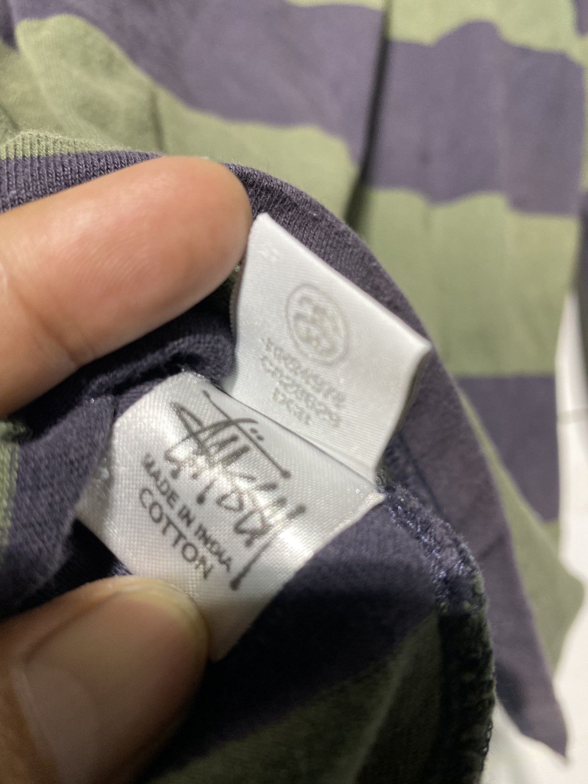 STUSSY POLO STRIPE SHIRT
