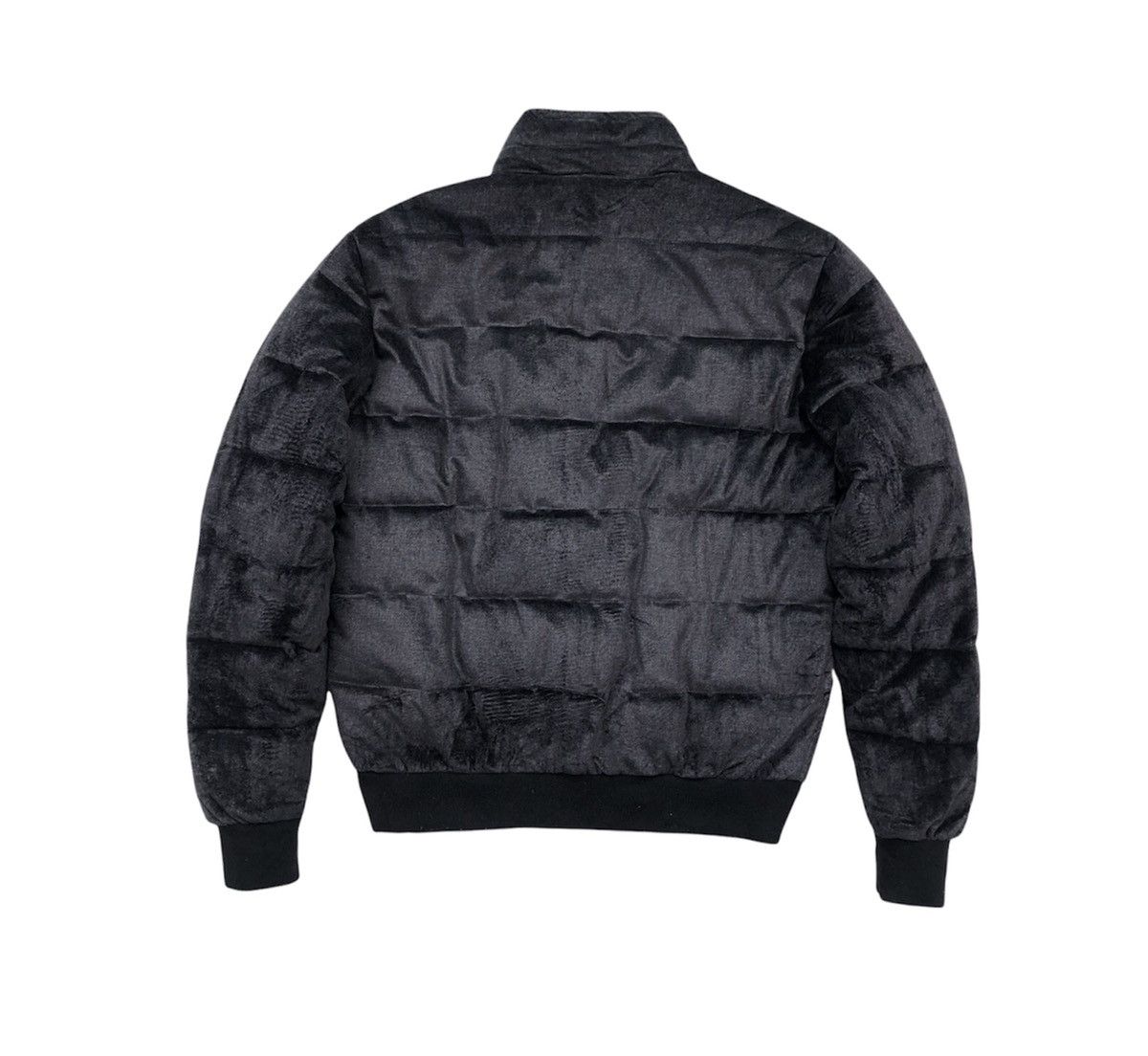 Zara Zara Women Black Velvet Puffer Jacket Size ONE SIZE - 7 Thumbnail