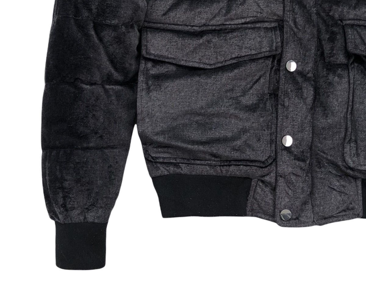 Zara Zara Women Black Velvet Puffer Jacket Size ONE SIZE - 5 Thumbnail