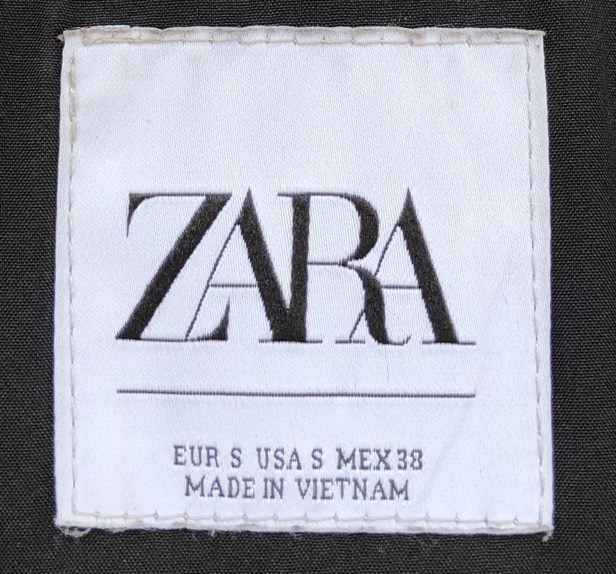 Zara Zara Women Black Velvet Puffer Jacket Size ONE SIZE - 8 Thumbnail