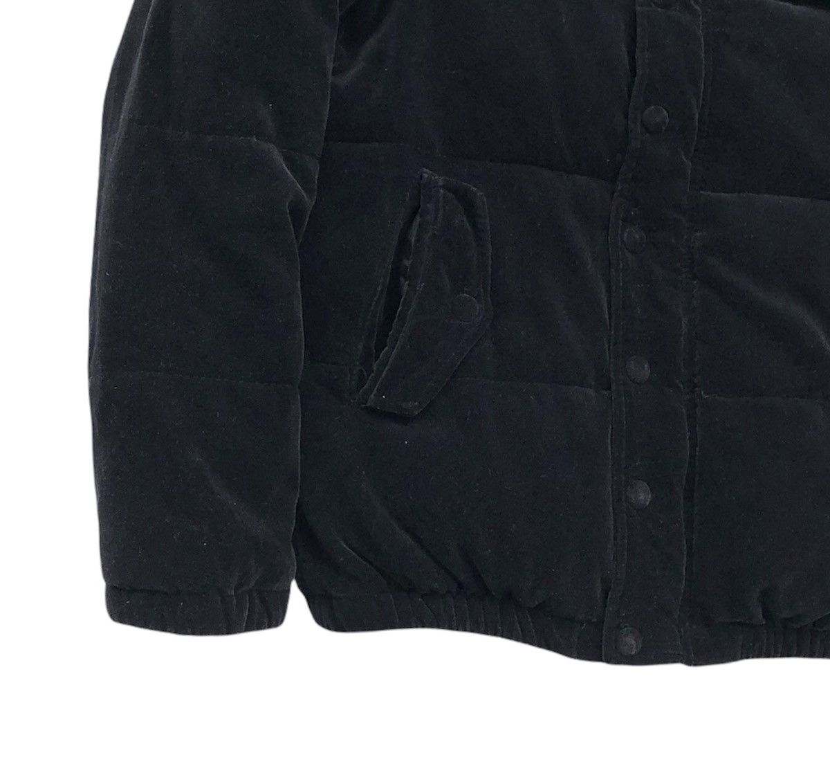 Japanese Brand X-Girl Women Black Velvet Puffer Jacket Size S / US 4 / IT 40 - 7 Thumbnail