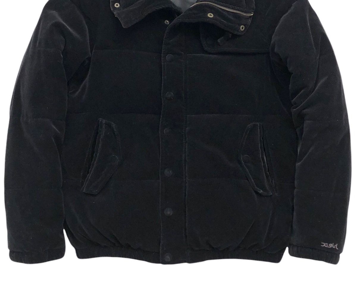 Japanese Brand X-Girl Women Black Velvet Puffer Jacket Size S / US 4 / IT 40 - 5 Thumbnail