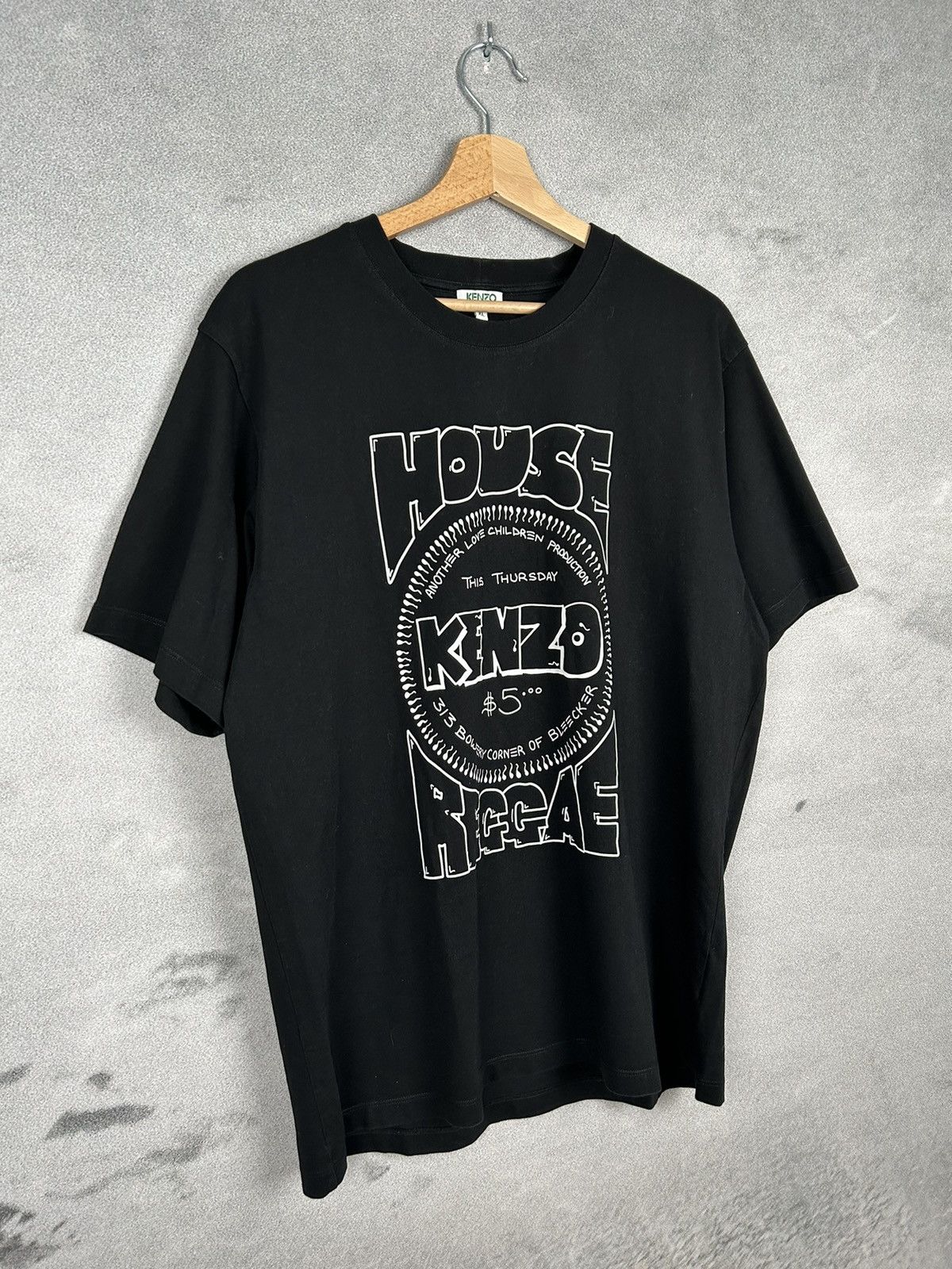 Designer Kenzo Paris House Reggea Graphic Tee Designer Streetwear Size US XL / EU 56 / 4 - 4 Thumbnail