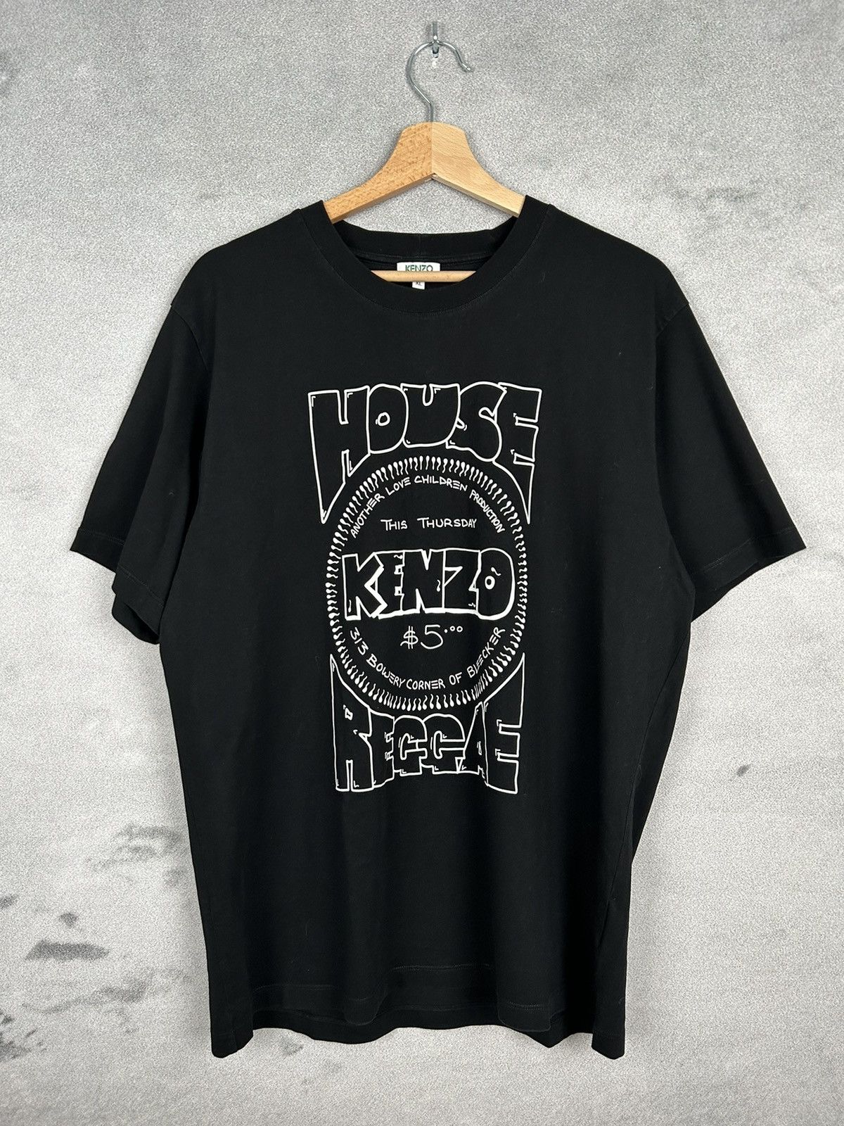 Designer Kenzo Paris House Reggea Graphic Tee Designer Streetwear Size US XL / EU 56 / 4 - 1 Thumbnail