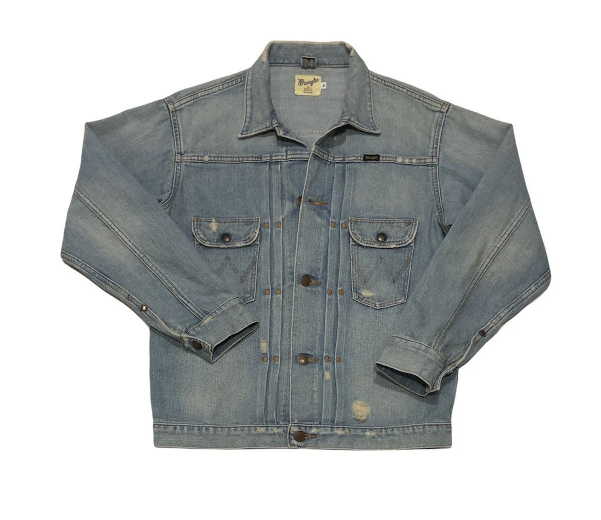 Wrangler 60s reproduction Wrangler x Azul Distressed denim jacket Size US S / EU 44-46 / 1 - 9 Thumbnail