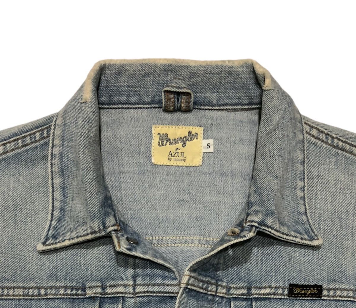 Wrangler 60s reproduction Wrangler x Azul Distressed denim jacket Size US S / EU 44-46 / 1 - 13 Thumbnail