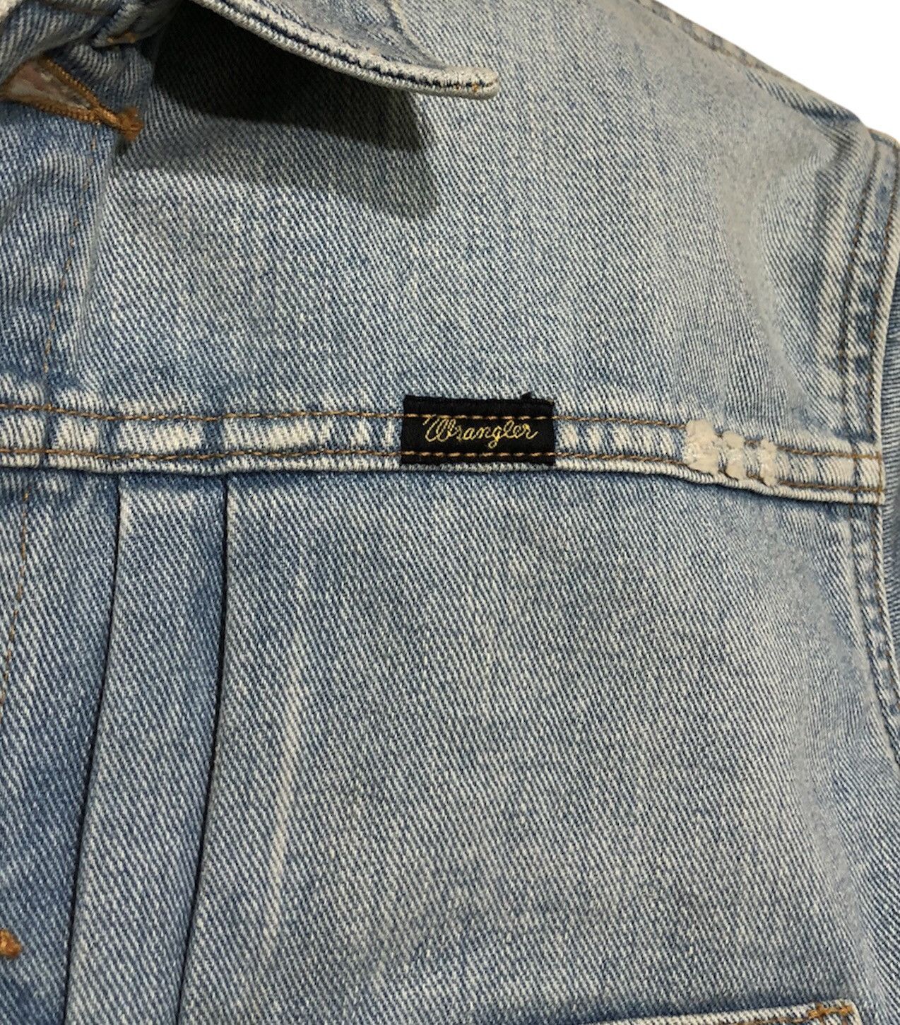 Wrangler 60s reproduction Wrangler x Azul Distressed denim jacket Size US S / EU 44-46 / 1 - 14 Thumbnail