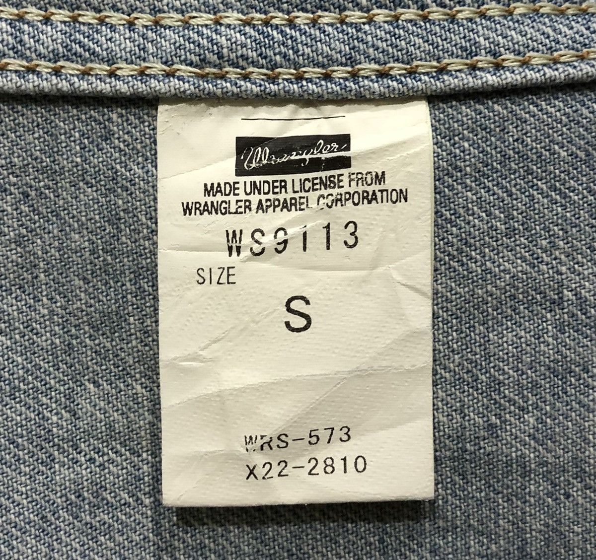 Wrangler 60s reproduction Wrangler x Azul Distressed denim jacket Size US S / EU 44-46 / 1 - 21 Thumbnail