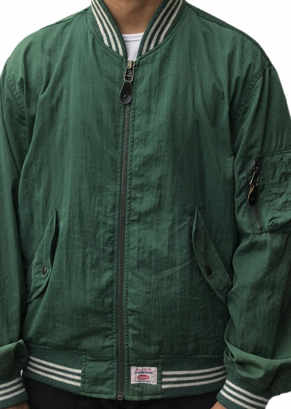 Chevignon Chevignon Nylon Flying Bomber Jacket Size US L / EU 52-54 / 3 - 2 Thumbnail