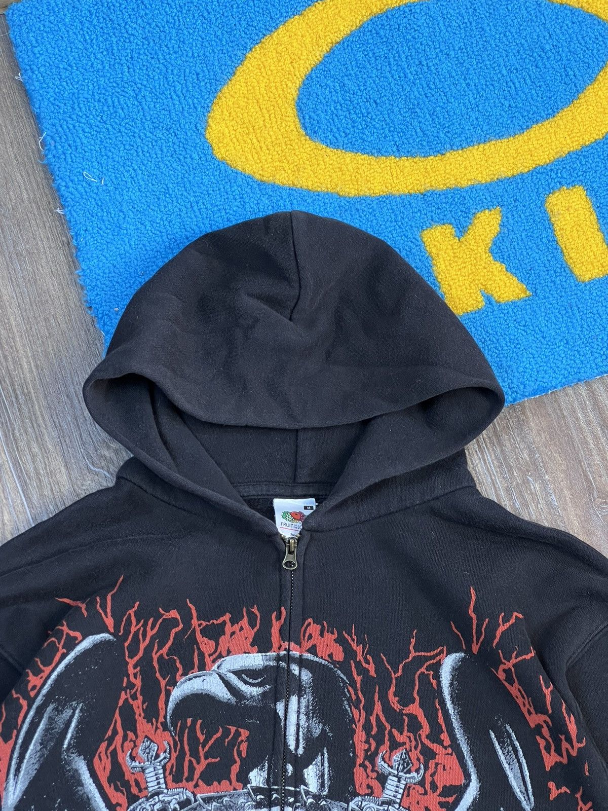 Band Tees Vintage Slayer over print double sided zip hoodie Size US M / EU 48-50 / 2 - 6 Thumbnail
