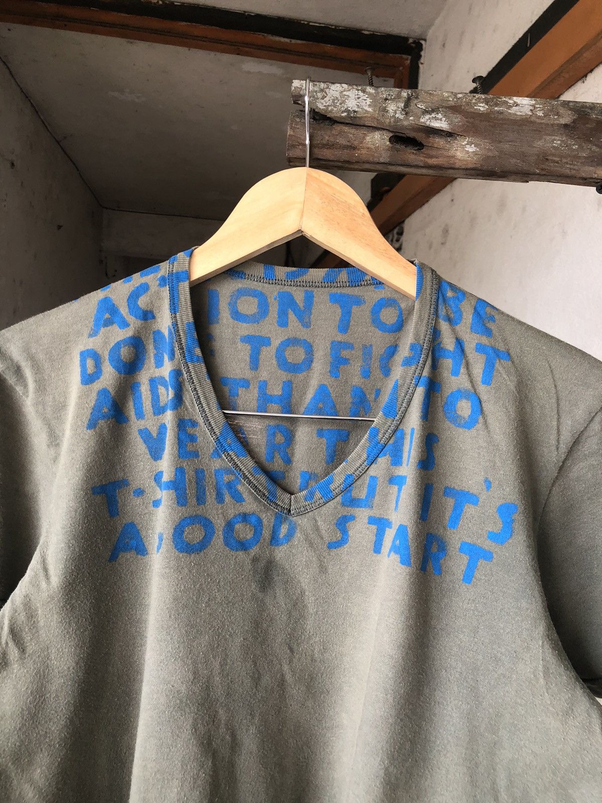 Maison Margiela Vintage Maison Margiela Econic Design Faded Colour T-shirt Size M / US 6-8 / IT 42-44 - 5 Thumbnail